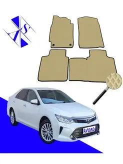 Коврики Эва Ева(Eva) для Toyota Camry 7 XV50 55 2011-2018