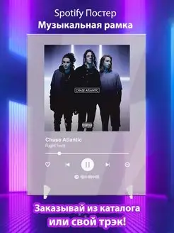 Spotify постер Chase Atlantic плакат Cпотифай постер