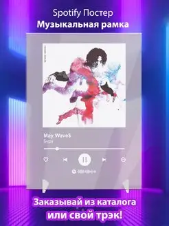 Spotify постер May WaveS плакат Cпотифай постер