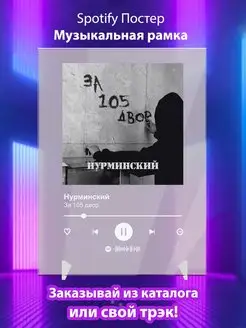 Spotify постер нурминский плакат Cпотифай постер