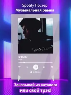 Spotify постер КРИСПИ плакат Cпотифай постер