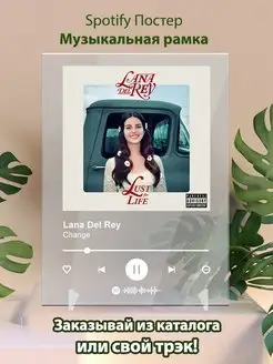 Spotify постер lana del rey плакат Cпотифай постер