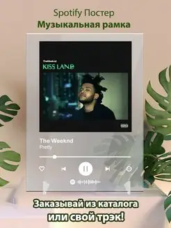 Spotify постер The Weeknd плакат Cпотифай