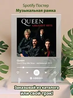 Spotify постер Queen плакат Cпотифай постер