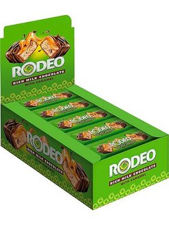 Батончик шоколадный Rodeo Soft Caramel&Nougal 30 г.