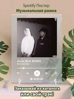 Spotify постер Xavier Wulf Bones плакат Cпотифай постер