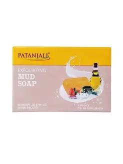 Отшелушивающее мыло Mud Patanjali 125г