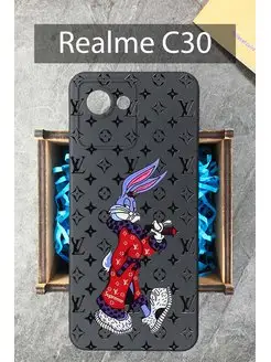 Чехол на realme C30 для реалми С30 с принтом