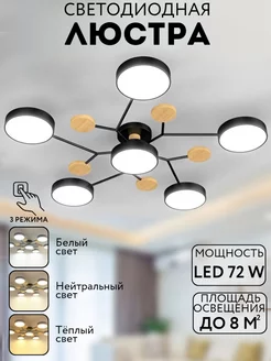 Люстра Лофт потолочная LED