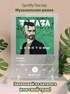 Spotify постер Зараза плакат Cпотифай постер