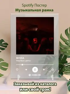 Spotify постер МУККА плакат Cпотифай постер