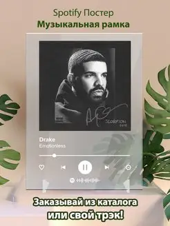 Spotify постер Drake плакат Cпотифай постер