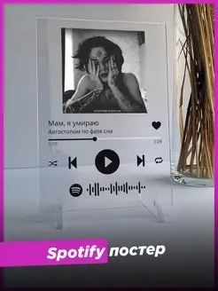 Spotify постер Автостопом по фазе сна картина спотифай