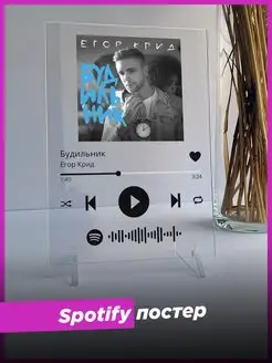 Spotify постер егор крид спотифай подарок подруге другу