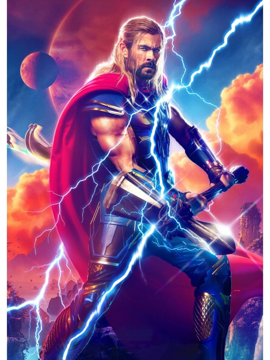 Thor x. Крис Хемсворт тор 4. Тор: любовь и Гром (2022).