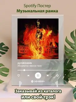 Постер Pyrokinesis Абсолютно чёрное тело Спотифай постер