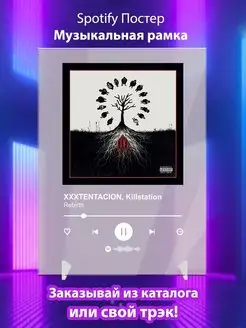 Постер XXXTENTACION Killstation Rebirth Спотифай постер