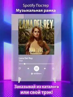 Постер спотифай Lana Del Rey - Yayo. Плакат Лана Дель Рей