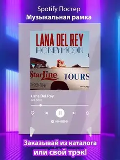 Постер спотифай Lana Del Rey - Art deco