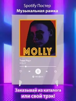 Постер Тони Раут MOLLY Плакат Тони Раут картина Spotify