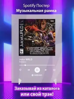 Постер Juice WRLD Robbery Плакат Juice WRLD картина Spotify