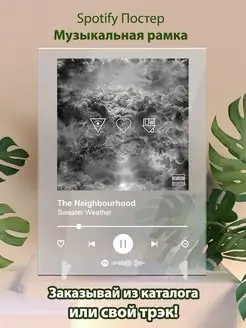 The Neighbourhood Sweater Weather Плакат картина Spotify