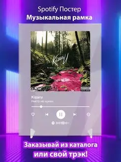 Kizaru Никто не нужен Плакат Kizaru картина Спотифай постер