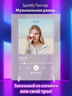 Spotify постер Mary Gu карточки. Плакат Mary Gu картина