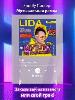 Spotify постер Lida карточки. Плакат Lida картина