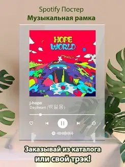 Spotify постер Hope world карточки Плакат Hope world картина