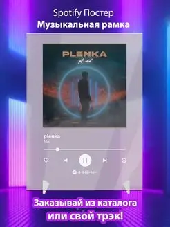 Spotify постер plenka карточки. Плакат plenka картина