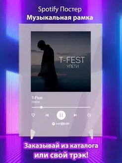 Spotify постер T-Fest карточки. Плакат T-Fest картина