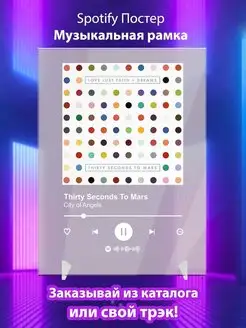 Spotify постер Thirty Seconds To Mars Плакат, картина