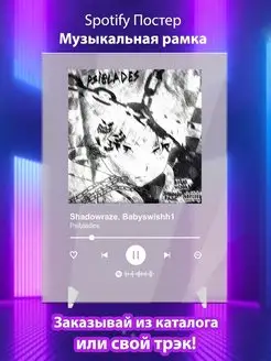 Spotify постер Shadowraze Babyswishh1 Плакат, картина