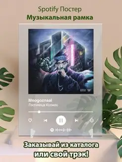 Spotify постер Mnogoznaal карточки Плакат Mnogoznaal картина