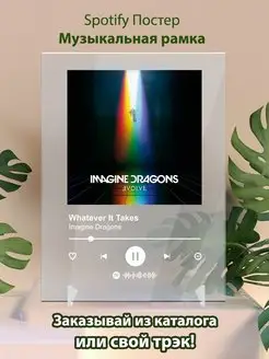 Spotify постер Imagine dragons карточки. Плакат картина