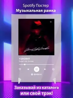 Спотифай постер yungway карточки. Плакат yungway картина