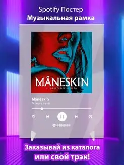 Spotify постер Maneskin карточки. Плакат Maneskin картина