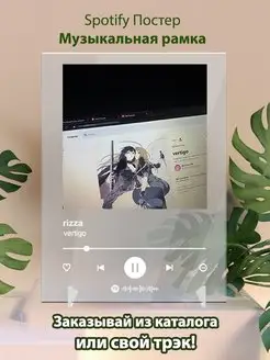 Spotify постер Rizza карточки. Плакат Rizza картина