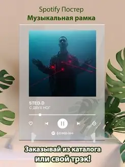 Spotify постер STED D карточки. Плакат STED D картина