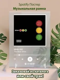 Спотифай постер Blink 182 карточки. Плакат Blink 182 картина