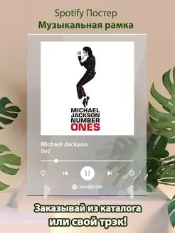 Spotify постер Michael Jackson карточки. Плакат картина