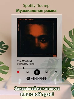 Постер The Weeknd - Call out mu name. Плакат The Weekend