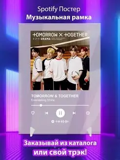 Spotify постер TOMORROW TOGETHER карточки. Плакат картина