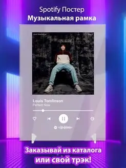 Spotify постер Louis Tomlinson карточки. Плакат картина