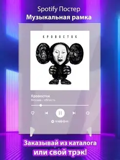 Spotify постер Кровосток карточки. Плакат Кровосток картина