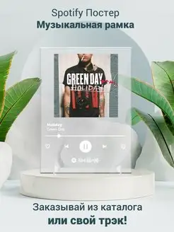 Spotify постер Green Day карточки. Плакат Green Day картина