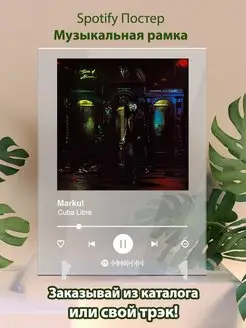 Spotify постер Morgana Markul карточки. Плакат картина