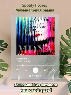 Spotify постер Madonna карточки. Плакат Madonna картина