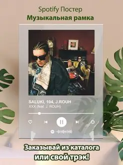 Spotify постер SALUKI 104 J ROUH карточки. Плакат картина